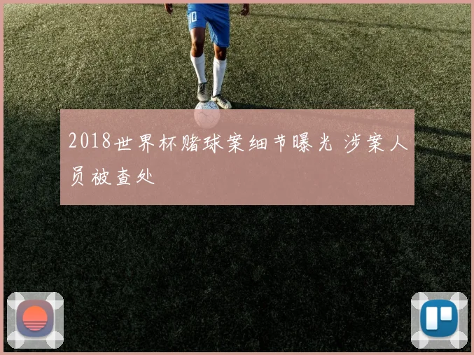 2018世界杯赌球案细节曝光 涉案人员被查处